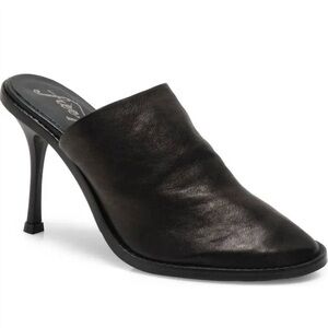 Free People New in Box Women's Leila Black Heeled Mules- Size 39